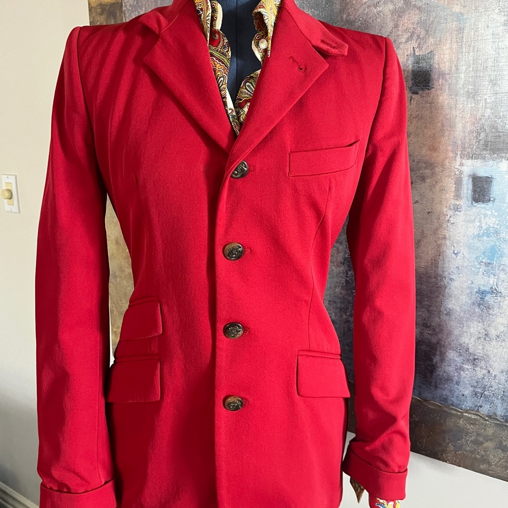 HP🔥🔥🔥🔥 Ralph Lauren red blazer! - Picture 4 of 7